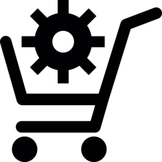 Online Shopping Settings Svg Line Art, Free Vectors File